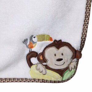 Garanimals Monkey Toucan Bird Baby Security Lovey Blanket 37" X 29"